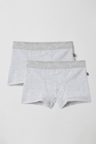 Resim 10-16 Yaş Erkek Çocuk Boxer-Cld - 905-Çizgili Gri