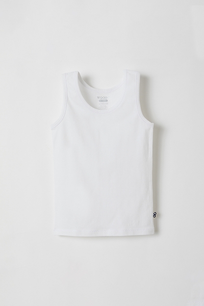 Resim 2-8 Yaş Erkek Çocuk Atlet-Ves - 100-Beyaz