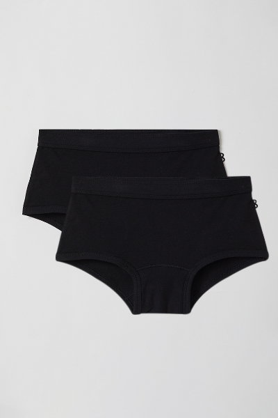 Resim 10-16 Yaş 2’li Kız Çocuk Külot-Shd - 199-Siyah