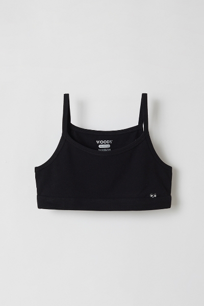 Resim 10-16 Yaş Kız Çocuk Atlet-Spt - 199-Siyah