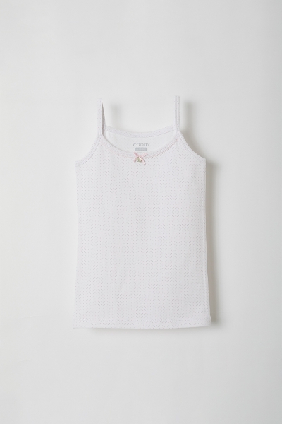 Resim 10-16 Yaş Kız Çocuk Atlet-Veg - 941-Pembe Puantiyeli