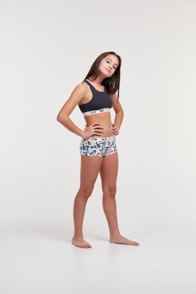 Resim 10-16 Yaş Kız Çocuk Atlet-Yuf - 196-Ahtapot Temalı Antrasit