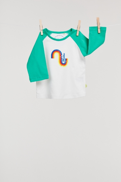 Resim Unisex Tshirt- - 741-Su Yeşili