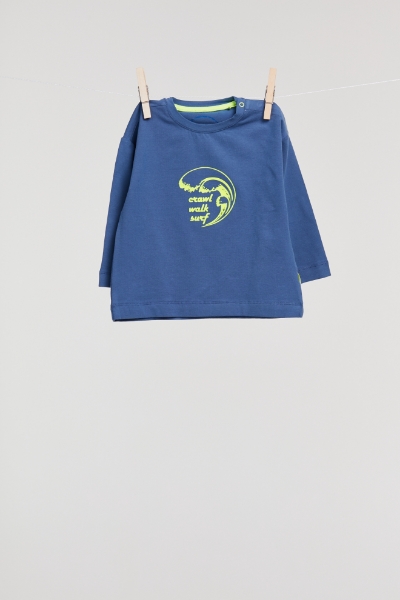 Resim Unisex Tshirt- - 853-Mavi