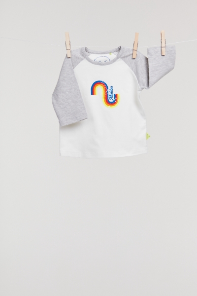 Resim Unisex Tshirt- - 142-Açık Melanj