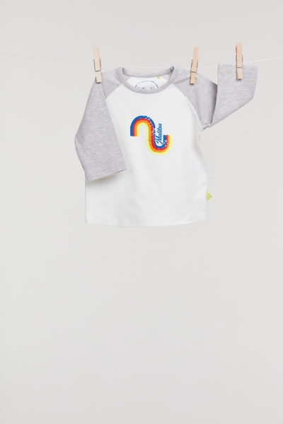 Resim Unisex Tshirt- - 142-Açık Melanj