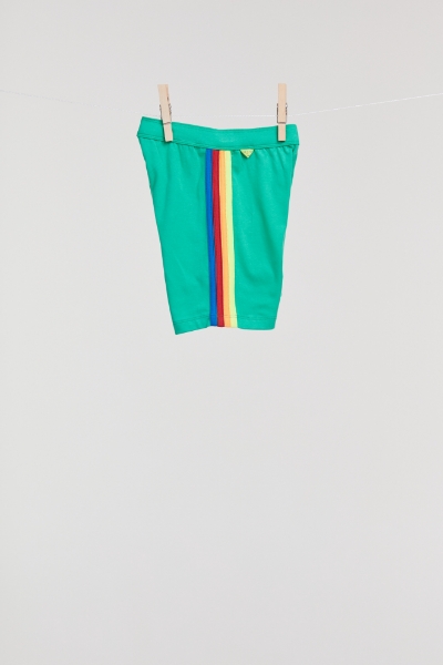 Resim Unisex Şort- - 741-Su Yeşili