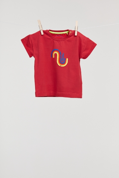 Resim Unisex Tshirt- - 465-Kırmızı