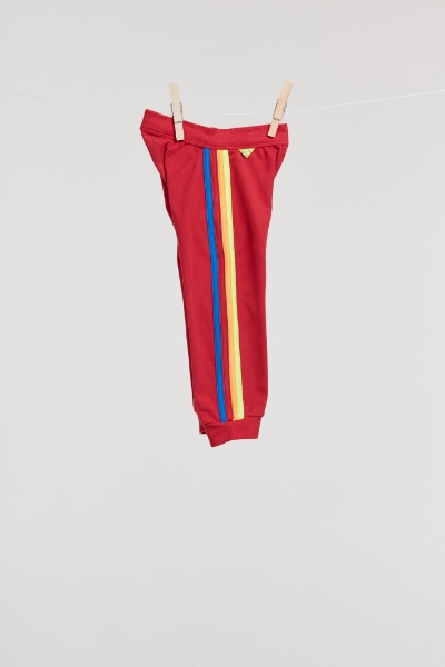 Resim Unisex Pantolon- - 465-Kırmızı