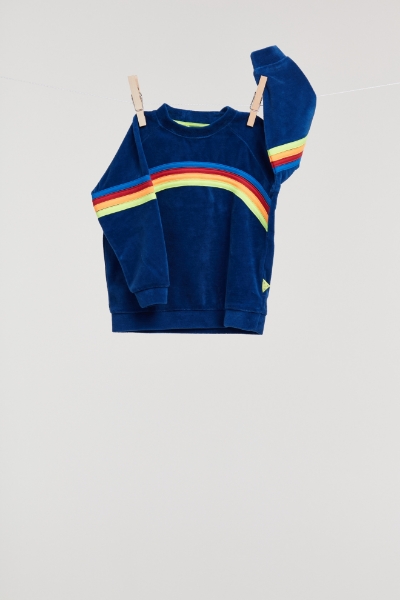 Resim Unisex Sweatshirt- - 843-İndigo