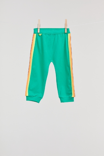 Resim Unisex Pantolon- - 741-Su Yeşili