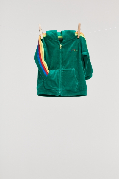 Resim Unisex Kapüşonlu Mont- - 745-Yeşil