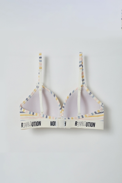 Resim Sütyen-Yud - 911-Gine Domuzu Çizgili Ekru