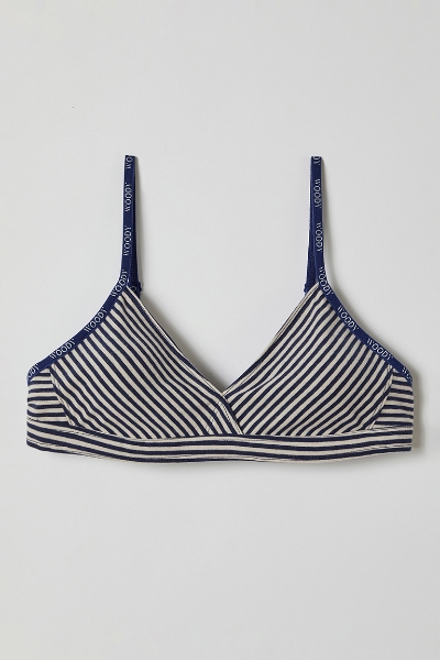 Resim Sütyen-Bra - 916-Boğa Temalı Çizgili Lacivert 