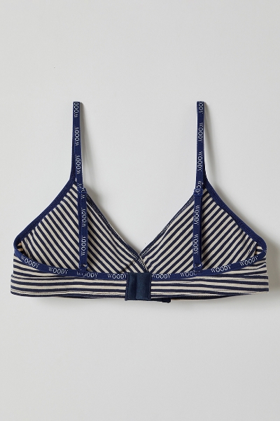 Resim Sütyen-Bra - 916-Boğa Temalı Çizgili Lacivert 