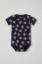 Resim Pamuklu Bebek Body-Res - 917-Boğa Baskılı Koyu Lacivert 