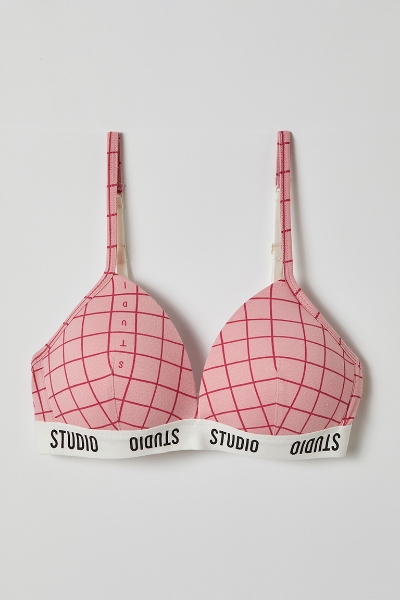 Resim Sütyen-Yud - 946-Rakun Baskılı Pembe