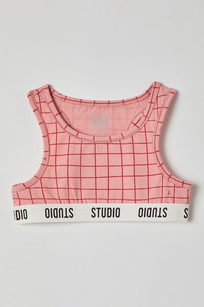 Resim 10-16 Yaş Kız Çocuk Atlet-Yuf - 946-Rakun Baskılı Pembe