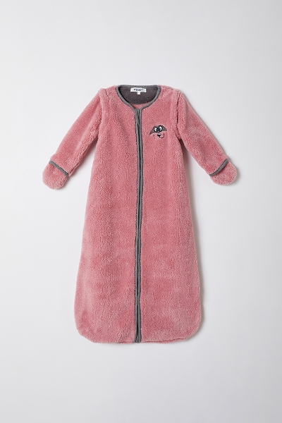 Resim Uyku Tulumu-Slz - 428-Rakun Temalı Pembe