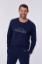 Resim Sweatshirt-Qld - 885-Boğa Temalı Koyu Lacivert