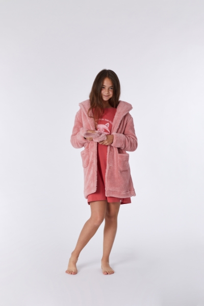 Resim Velsoft Sabahlık-Yna - 428-Rakun Temalı Pembe