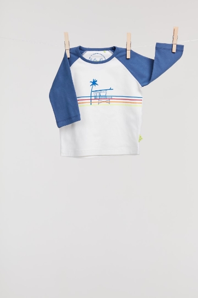 Resim Unisex Çocuk Tshirt-Klc - 853-Mavi