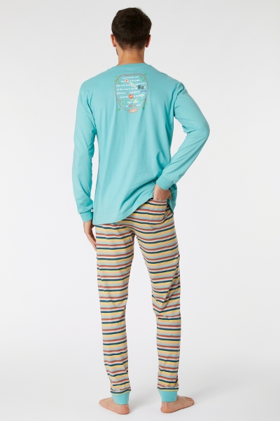 Resim Erkek Pijama-Plc - 717-Puslu Yeşil