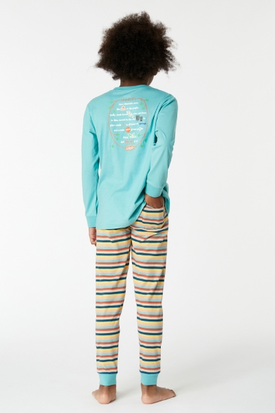 Resim 10-16 Yaş Erkek Çocuk Pijama-Plc - 717-Puslu Yeşil