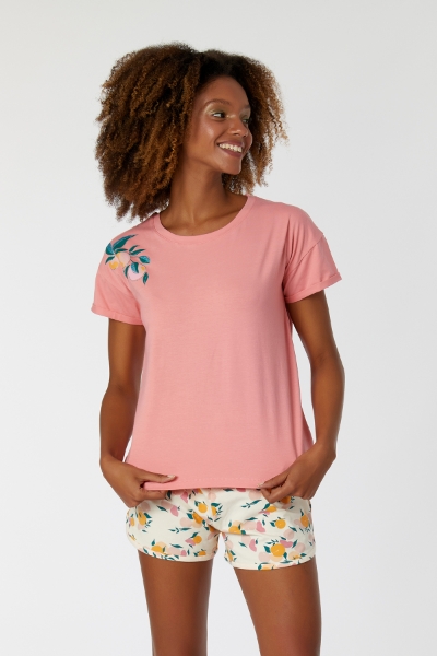 Resim Kadın Pijama-Ypd - 478-Buz Pembe