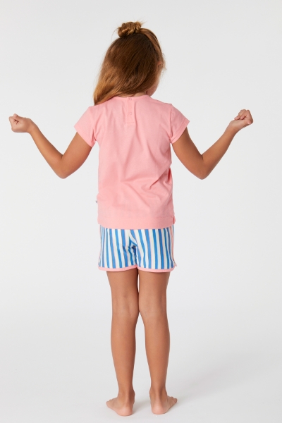 Resim 10-16 Yaş Kız Çocuk Pijama-Bst - 441-İstiridye Pembe
