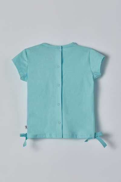 Resim Pamuklu Kız Bebek Pijama-Bst - 822-Turkuvaz