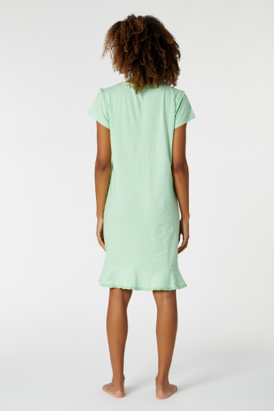 Resim Kadın Gecelik-Bdr - 703-Ağaç Yeşili