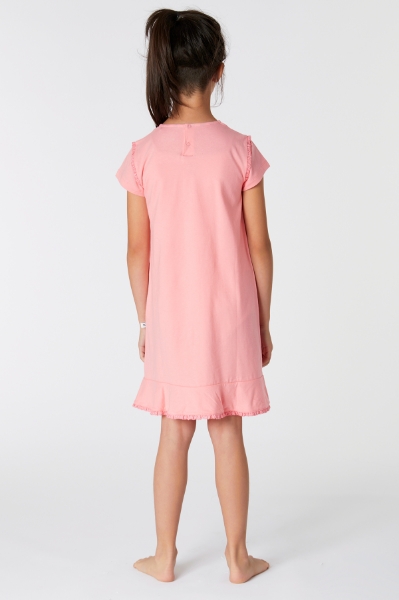 Resim 2-8 Kız Çocuk Gecelik-Bdr - 441-İstiridye Pembe