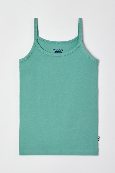 Resim 2-8 Yaş Kız Çocuk Atlet-Veg - 717-Puslu Yeşil