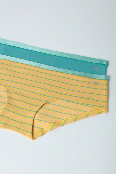 Resim 2'li Kadın Külot- - 075-SET