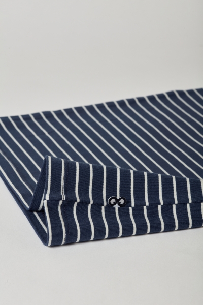 Resim 2-8 Yaş Erkek Çocuk Atlet-Ves - 981-Krokodil Temalı Lacivert Çizgili