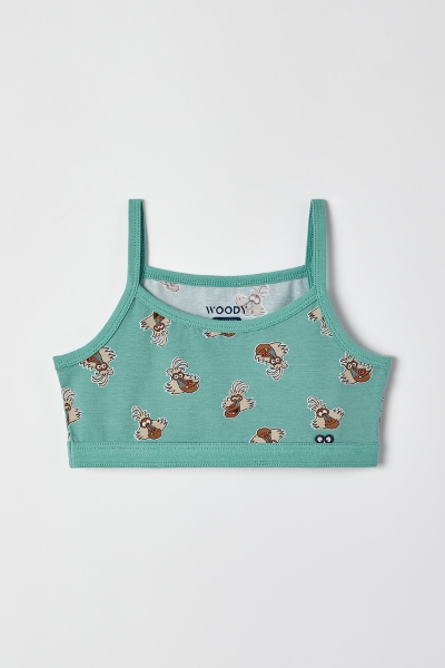 Resim Atlet-Spt - 979-Mandril Baskılı Yeşil