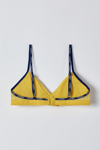 Resim Sütyen-Bra - 964-Mandril Temalı Çizgili Sarı