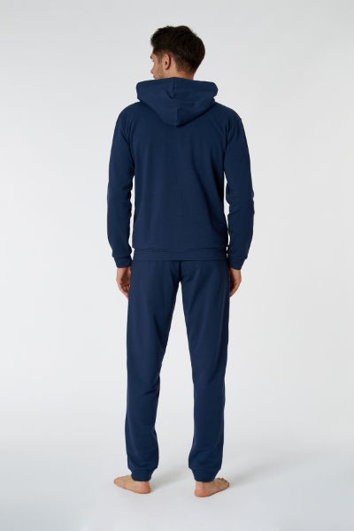 Resim Kapüşonlu Sweatshirt-Qle - 885BLACK IRIS