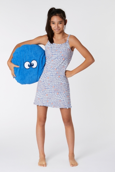 Resim 2-8 Yaş Kız Çocuk Gecelik-Ydb - 974-Krokodil