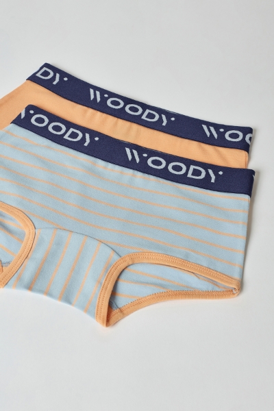 Resim 2-8 Yaş 2'li Kız Çocuk Külot- - 066-SET