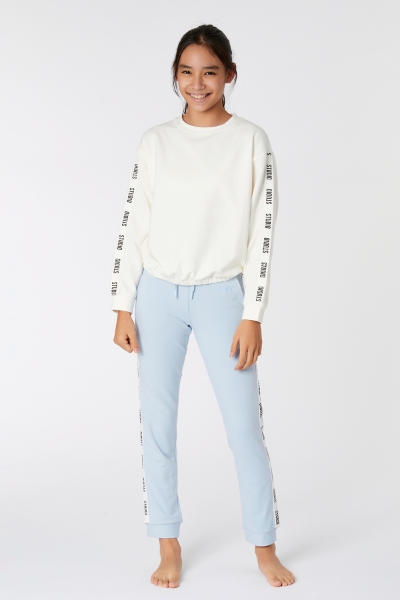 Resim Sweatshirt-Yla - 106-Ekru