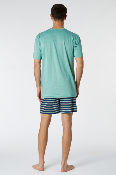 Resim Erkek Pijama-Mrs - 724-Malahit Yeşili
