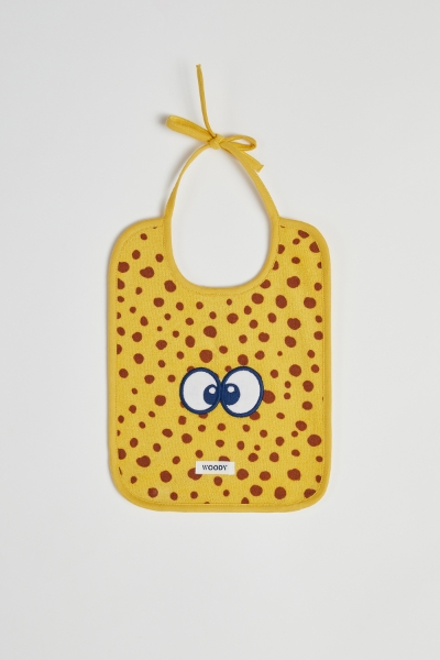 Resim Havlu Bebek Önlüğü-Bob - 926-Sarı Puantiyeli