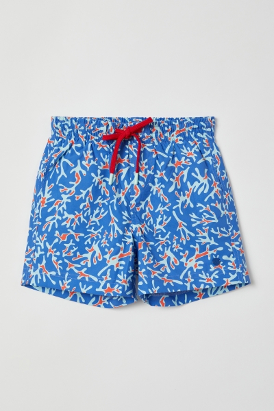 Resim Deniz Şortu-Qww - 930-Semender Temalı Mavi 