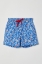 Resim Deniz Şortu-Qww - 930-Semender Temalı Mavi 