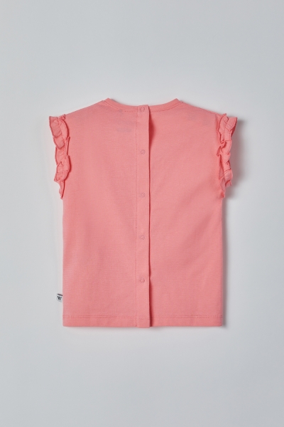 Resim Pamuklu Kız Bebek Pijama-Bab - 441-İstiridye Pembe