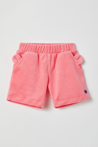 Resim Havlu Bebek Şort-Sht - 441-İstiridye Pembe