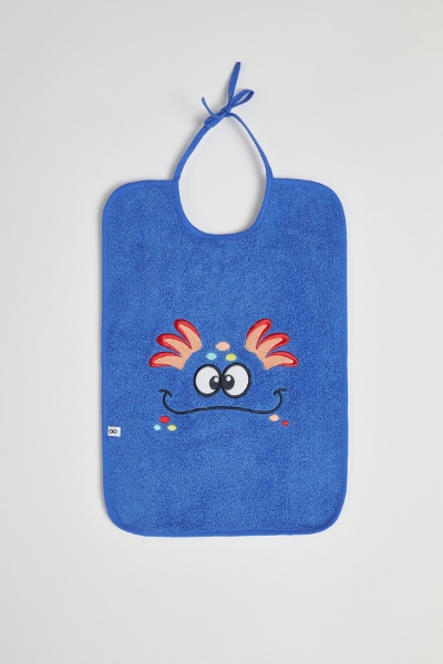 Resim Havlu Bebek Önlüğü-Bım - 837-Koyu Mavi