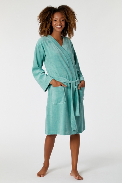 Resim Kadın Sabahlık-Mol - 717-Puslu Yeşil